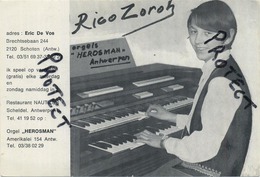 Schoten :Rigo Zoroh  (  Orgel - Orgue ' Herosman ) ( Format 15 X 10.5 Cm ) - Schoten