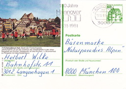 BPK Bund P 134 I "Schwäbisch Hall" Gelaufen Ab Hannover (ak0679) - Illustrated Postcards - Used