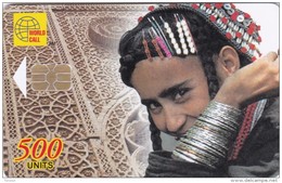 Pakistan, WC-10, Kalash Girl 3 (CM : Danish White), 2 Scans - Pakistan