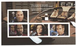 CANADA 2017  MNH STAR TREK Second Edition     SS From PRESTIGE BOOKLET THE  CAPITAINS  2983g - Blocks & Sheetlets