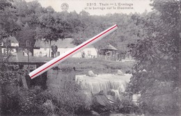 THUIN - L'Ermitage Et Le Barrage Sur La Biesmelle - Thuin