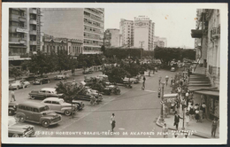 °°° 4395 - BRASIL - BELO HORIZONTE - TRECHO DA AV. AFONSO PENA - 1958 With Stamps °°° - Belo Horizonte