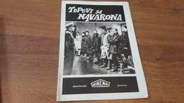 Old Cinema Advertisement - Topovi S Navarona - Pubblicitari