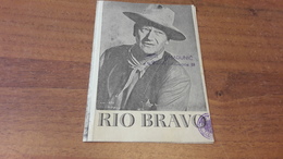 Old Cinema Advertisement - Rio Bravo - Pubblicitari