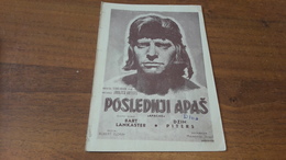 Old Cinema Advertisement - Apache - Pubblicitari