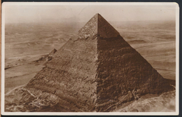 °°° 4404 - EGYPT - THE CHEPHREN  PYRAMIDE - 1952 With Stamps °°° - Pyramids