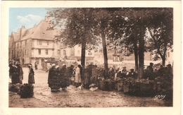 CPA Lesneven Le Marché 29 Finistère - Lesneven