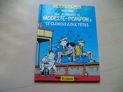 Modeste Et Pompon Le Chinois à 10 Têtes Dix Walli Bom édition Originale Spirou Franquin Tintin - Modeste Et Pompon