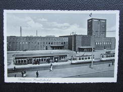 AK OBERHAUSEN Bahnhof Strassenbahn Ca.1940 // D*24248 - Oberhausen