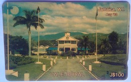 Jamaica J$100  15JAMA  "  Vale Royal -  August ' 93 " - Jamaica