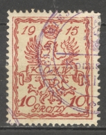 POLSKA - OFFICIALS - WARSAW 1915: YT 4, O - FREE SHIPPING ABOVE 10 EURO - Dienstmarken