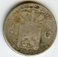 Indes Néerlandaises Netherlands East Indies 1/4 Gulden 1901 U KM 305 - Indes Néerlandaises