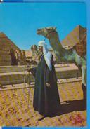 GIZA THE SPHINX AND THE PYRAMIDS EGYPT POSTCARD UNUSED - Pyramids