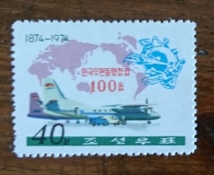 COREE DU NORD Avions, Avion, Plane. 1 Valeur Emise En 1974. ** MNH  Dentelé, Perforate. - Aerei