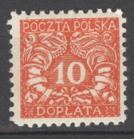 POLSKA - POSTAGE DUE 1919: YT Taxe 16, ** MNH - FREE SHIPPING ABOVE 10 EURO - Impuestos