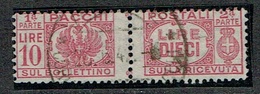 ITALY 1946 10lire Used Stamp - Postpaketten