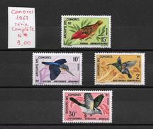 Oiseau Colibri - Comores N°41 à 44 1967 * - Colibris