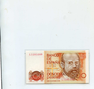 PRECIOSO BILLETE NUEVO - INTACTO - 200 PESETAS - 16 DE SEPTIEMBRE 1980 - CLARIN - [ 4] 1975-…: Juan Carlos I.