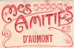 V8606 Cpa 48 Mes Amitiés D'Aumont - Aumont Aubrac