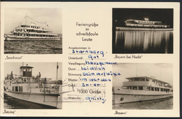 °°° 4446 - GERMANY - STARNBERG AM SEE - VIEWS - 1958 With Stamps °°° - Starnberg