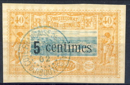 Cote De Somalis 1902 N. 28 C. 5 Su 40 Usato Cat. € 6 - Oblitérés