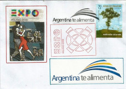 ARGENTINA.UNIVERSAL EXPO MILANO 2015 "FEEDING THE PLANET", Letter From The Pavilion Of Argentina,with Argentine Stamp - Cartas & Documentos
