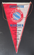 FC BAYERN MUNCHEN GERMANY FOOTBALL CLUB CALCIO OLD PENNANT - Apparel, Souvenirs & Other