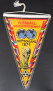 FIFA World Cup 1974 DEUTSCHLAND, GERMANY FOOTBALL CLUB CALCIO OLD PENNANT - Abbigliamento, Souvenirs & Varie