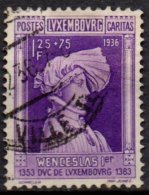 LUXEMBOURG - 1 F. 75 Oeuvres Sociales De 1936 Oblitéré TB - Usati