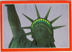 New York - Crown Of The Statue Of Liberty, Showing Tourist Gallery - USA - Statua Della Libertà