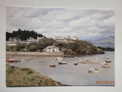 Postcard Borth Y Gest Porthmadog Gwynedd Wales Houses & Boats My Ref B21242 - Zu Identifizieren