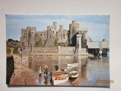 Postcard Conway Mussel Gatherers Come Ashore Fishing Industry Interest My Ref B21245 - Unknown County