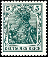 5 Pfg Kriegsdruck In Der Guten Farbe Schwarzopalgrün, Tadellos Postfrisch, Tiefst Gepr. Dr. Hochstädter... - Other & Unclassified