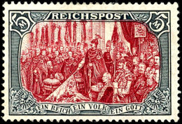 5 Mark Reichspost, Type III, Tadellos Ungebraucht, Fotoattest Jäschke-Lantelme BPP (2016): "in Fehlerfreier... - Other & Unclassified