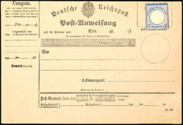 2 Gr. Ultramarin, Gr. Schild, Ungebraucht Auf Blanko Postanweisung, Gepr. Sommer BPP, Katalog: 20 (*)2 Gr.... - Other & Unclassified