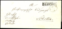 "ESCHENROD", Ra1, Landpoststempel Auf Dienstbrief Nach Schotten, 1869  BFESCHENROD, Boxed Handstamp Of One... - Other & Unclassified