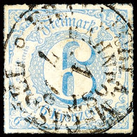 6 Kr. Mittelblau, V. Ausgabe, Farbfrisches Luxusstück Mit Allseits Vollständigem Durchstich, Zentrisch... - Other & Unclassified