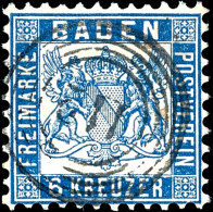 6 Kreuzer Preußischblau, Farbfrisches Und Vollzähniges Kabinettstück, Klar Gestempelt Mit... - Other & Unclassified