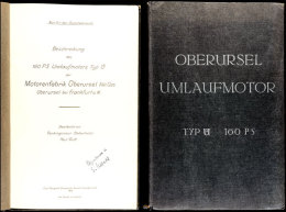 Buch "Oberursel Umlaufmotor Typ U3 160 PS" Band 2, Nur Für Den Dienstgebrauch, Bearbeitet Von Parkingenieur... - Non Classés