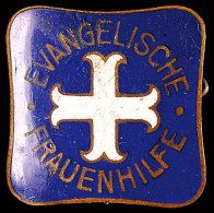 Evangelische Frauenhilfe, Mitgliedsabzeichen 5. Form, 22mm., Katalog: Hüs.9110f IIIEvangelic Women Help,... - Unclassified