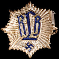 Reichsluftschutzbund (RLB), Mitgliedsabzeichen 1. Form, 17 Mm., Katalog: Hüs.5909ab IIReich Air Defense... - Non Classés