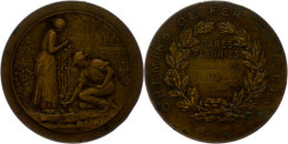 Frankreich, Bronzemedaille (Dm. Ca. 69,50mm, Ca. 138,89g), 1937, Von Ch. Pillet. Av: Pflanzender Bauer Und... - Otros & Sin Clasificación