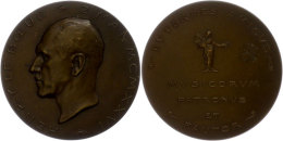 Belgien, Bronzemedaille (Dm. Ca. 56,10mm, Ca. 56,39g), 1926, Von A. Bonnetain, Auf Henry Le Boeuf. Av: Kopf Nach... - Other & Unclassified