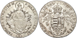 Taler, 1786, Josef II., Kremnitz, Dav. 1169, Ss.  SsThaler, 1786, Joseph II., Kremnitz, Dav. 1169, Very Fine. ... - Hungary