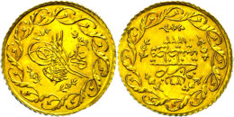 Cedit, (1,56g), 1808-1839, (1223 AH), Mohammed II., Fb. 10, Vz-st.  Vz-stCedit, (1, 56g), 1808-1839, (1223... - Turquia