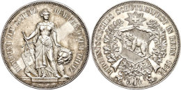 5 Franken, 1885, Bern, HMZ 2-1343o, Vz.  Vz5 Franc, 1885, Bern, HMZ 2-13430, Extremley Fine  Vz - Other & Unclassified