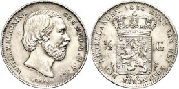 1/2 Gulden, 1866, Wilhelm III., Schulman 632, Ss-vz.  Ss-vz1 / 2 Guilder, 1866, Wilhelm III., Schulman 632,... - Otros & Sin Clasificación