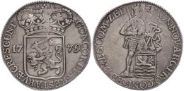 Zeeland, Silberdukat,1779, Dav. 1548, Delmonte 976, Ss.  SsZeeland, Silver Dukat, 1779, Dav. 1548, Delmonte... - Otros & Sin Clasificación