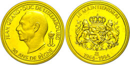 40 Francs, Gold, 1994, Jean, Auflage Nur 700 Stück!, In Ausgabeschatulle, Probst 019, PP... - Luxembourg