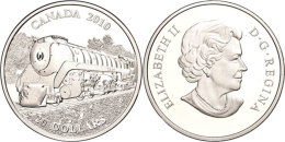 20 Dollars, 2010, Kanadische Lokomotiven - Selkrik, KM 1018, Schön 906, Im Etui Mit OVP Und Zertifikat,... - Canada
